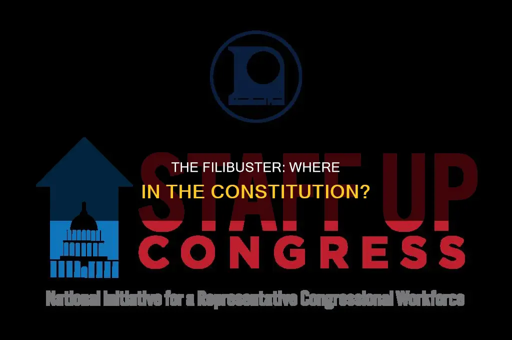 where in the constitution is filibuster made legal