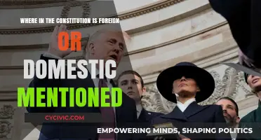 Foreign and Domestic: Where in the Constitution?