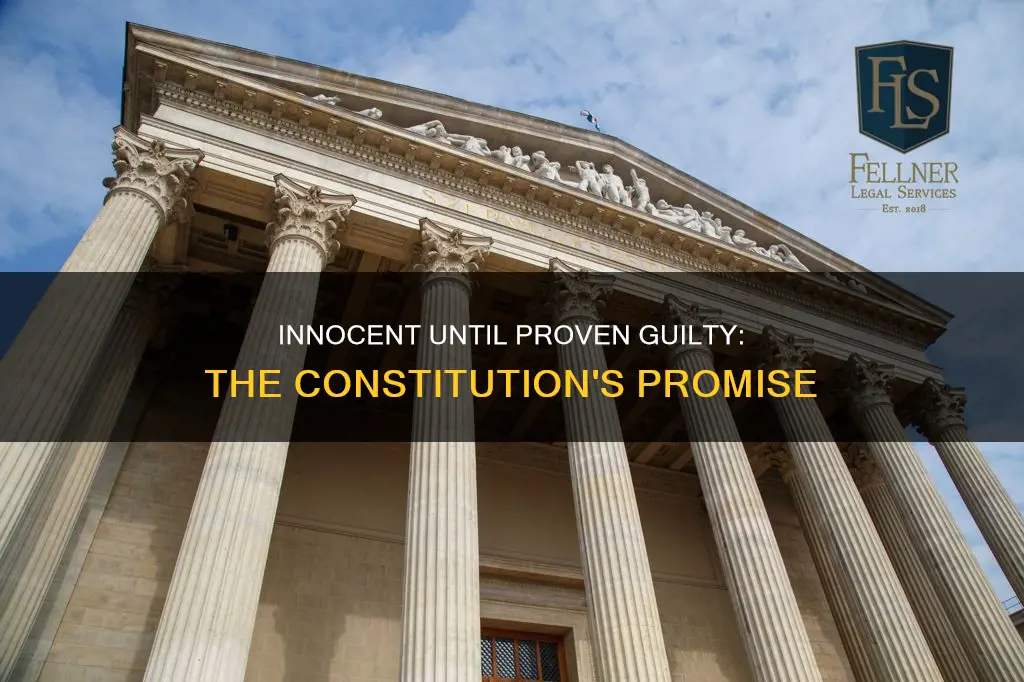 where in the constitution is innocent until proven guilty