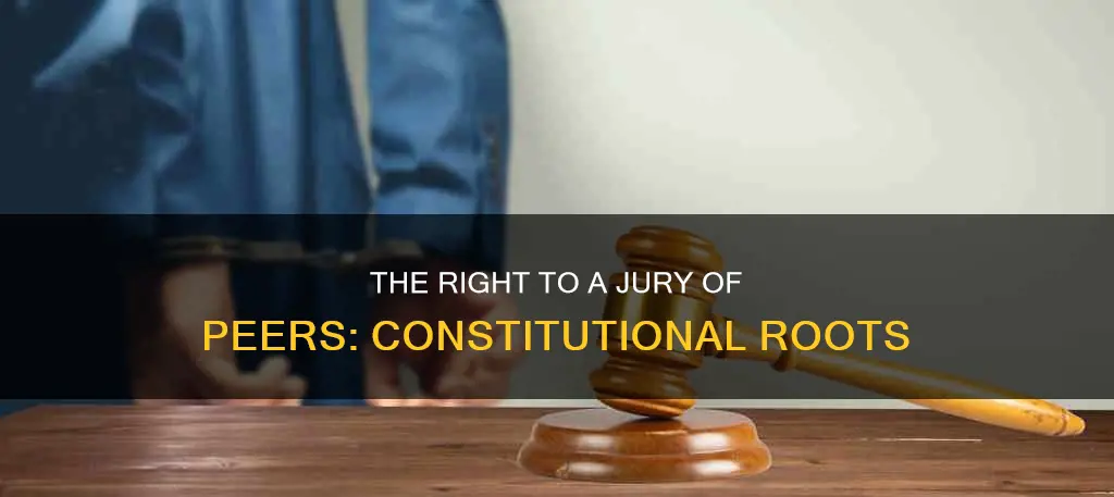 where in the constitution is jury of peers
