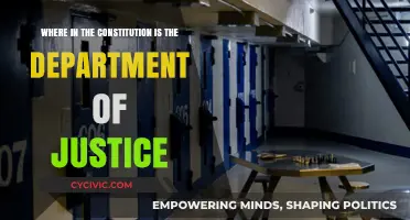 Justice Department: Where in the Constitution?