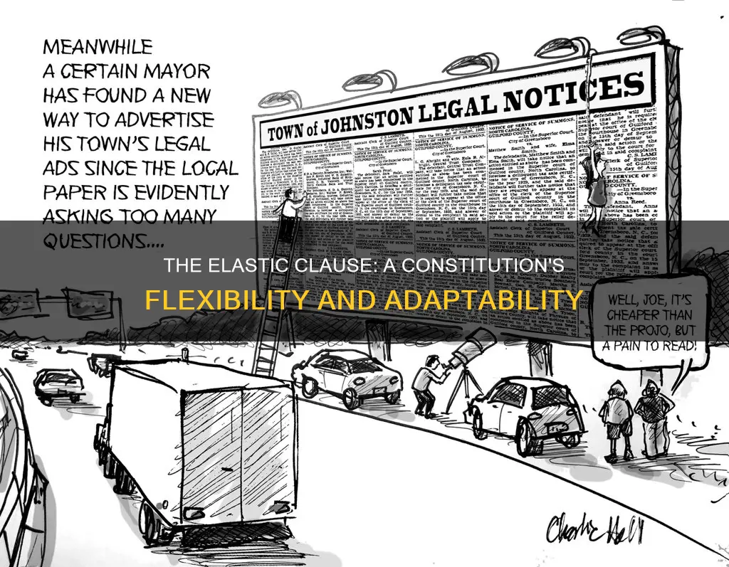 where in the constitution is the elastic clause