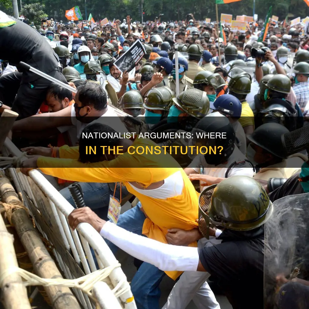 where in the constitution is the nationalist arguments