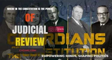 The Constitution's Judicial Review Power: Where Is It?