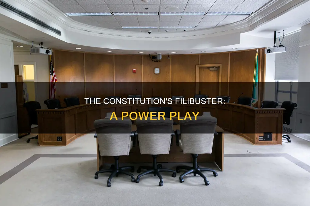 where in the constitution is the power to filibuster