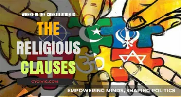 Founding Fathers' Religious Clauses in the Constitution