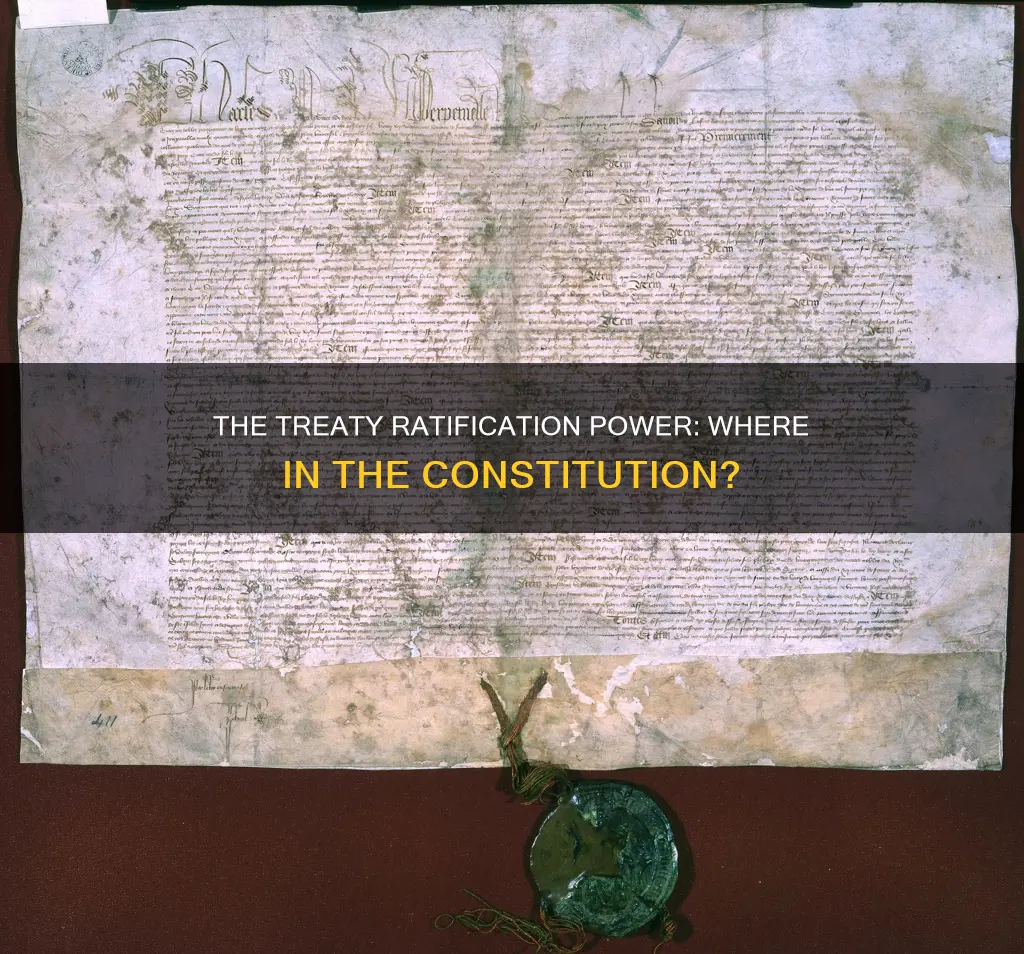 where in the constitution is the treaty ratification power described
