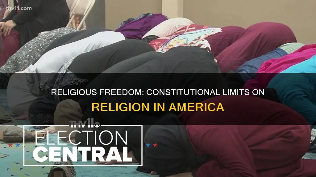 where in the constitution is there a limit on religion