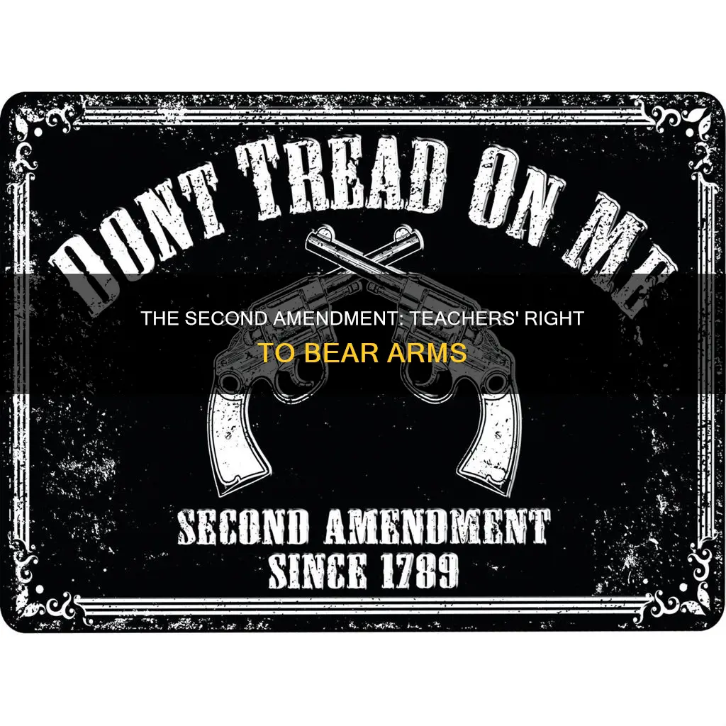 where in the constitution supports individualism teachers with guns