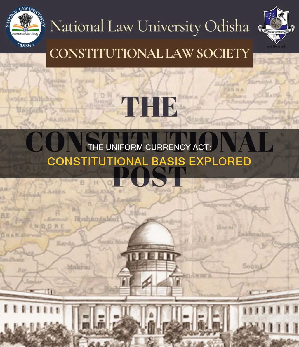 where in the constitution was the uniform currency located