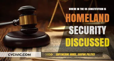 Homeland Security: Where in the US Constitution?
