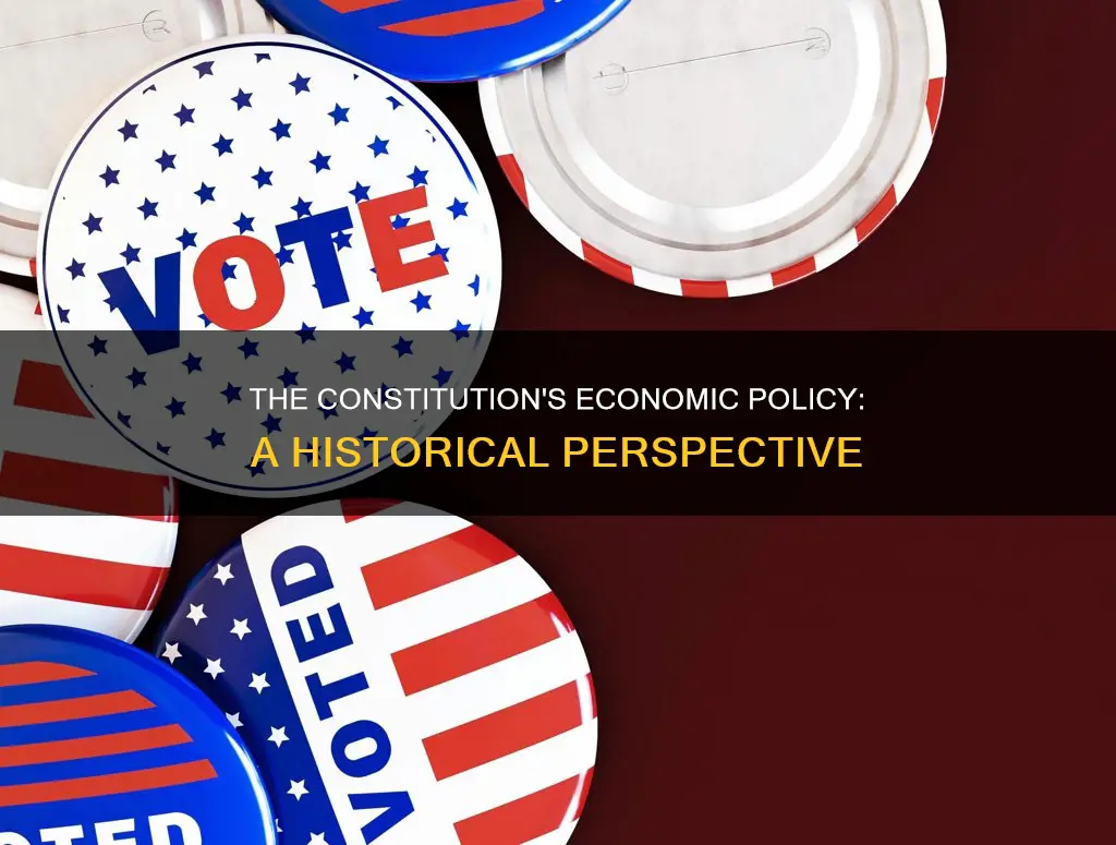 where is economic policy in the us constitution