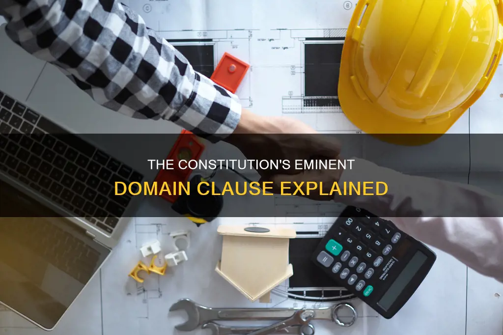 where is eminent domain found in the constitution