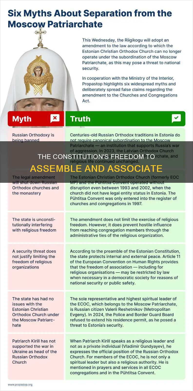 where is freedom of association in the constitution