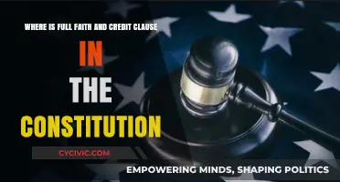 Full Faith and Credit Clause: Location and Significance