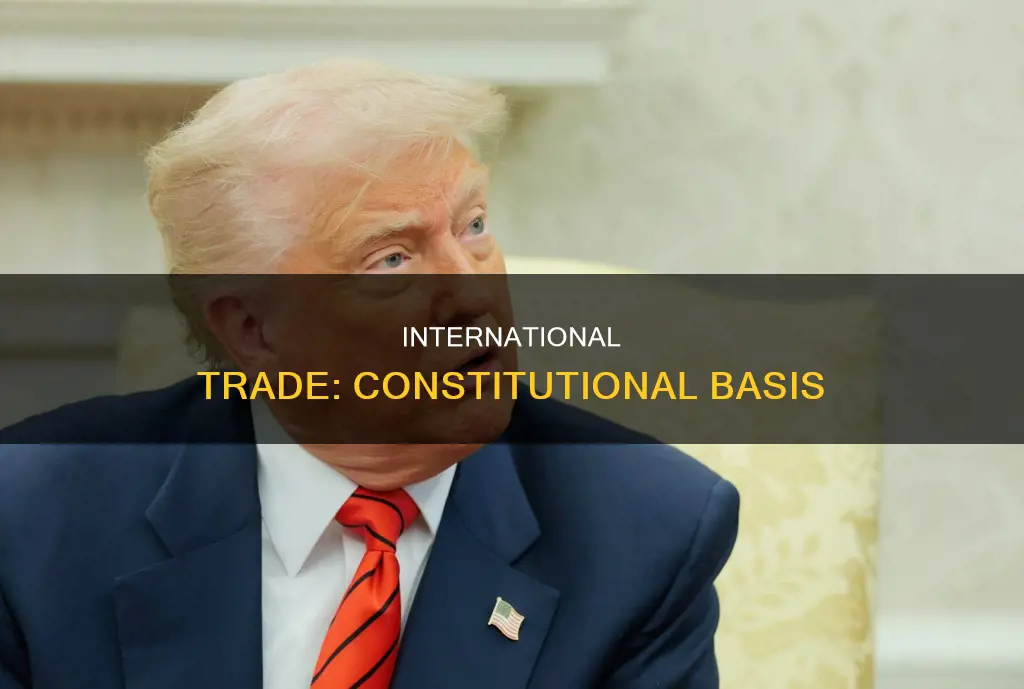 where is international trade discussed in the constitution