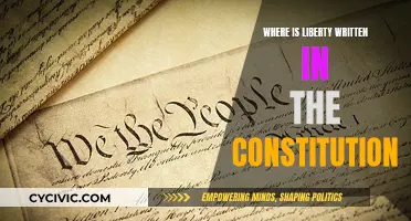 The Constitution's Liberty: Where Is It Written?