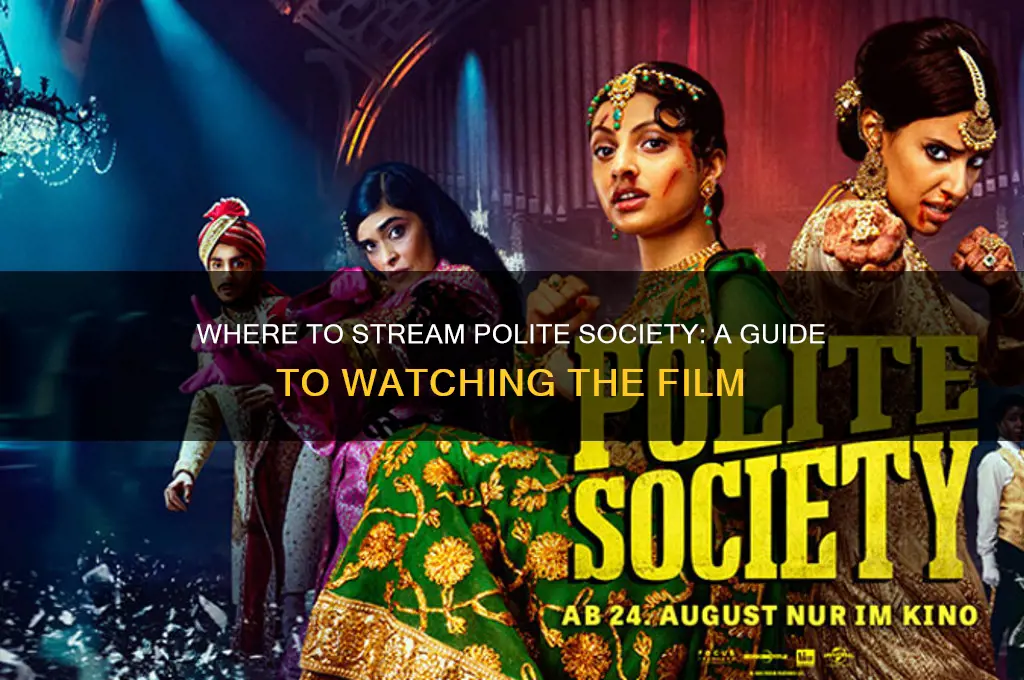 where is polite society streaming