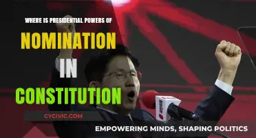 Presidential Powers: Nomination and the Constitution