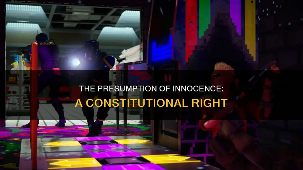 where is presumption of innocence in the constitution