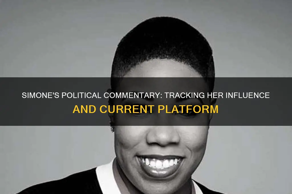 where is simone political commentator