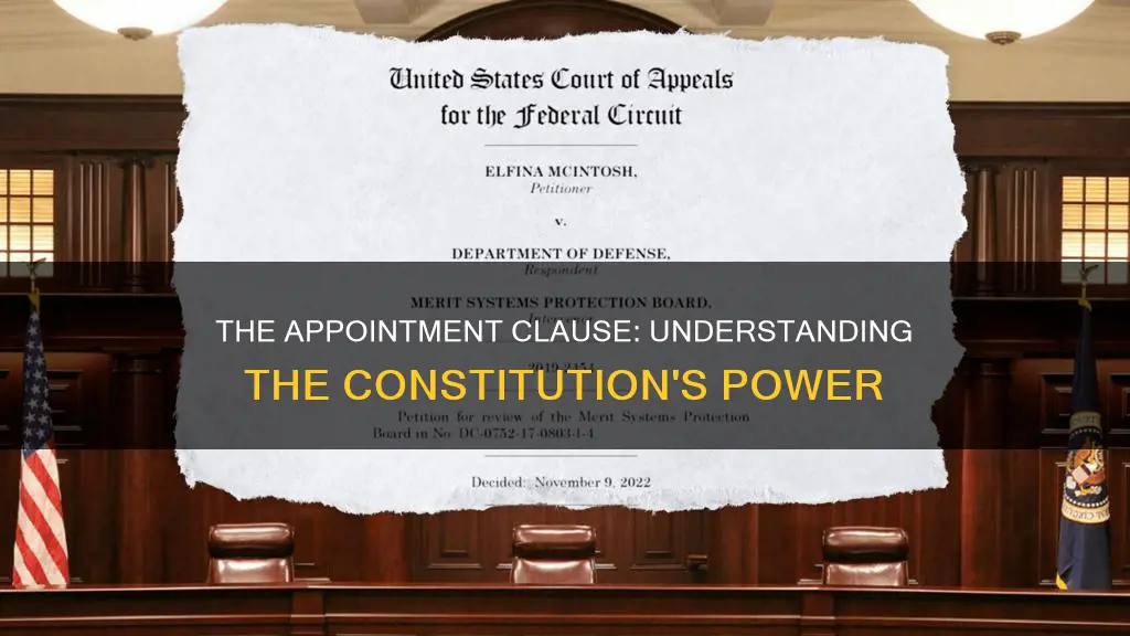 where is the appointment clause in the constitution