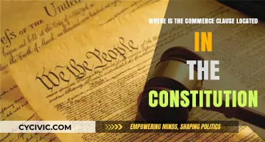 Commerce Clause: Location and Constitutional Significance