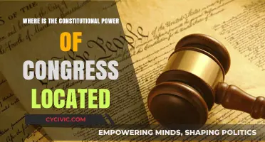 The Constitutional Power of Congress: Location and Limits