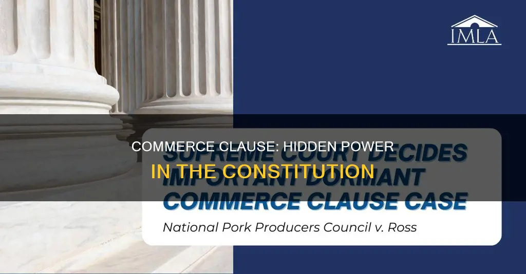 where is the dormant commerce clause in the constitution