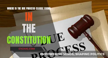 The Due Process Clause: A Constitutional Cornerstone