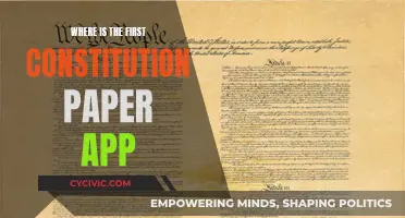 The First Constitution Paper App: Where Was It Conceived?