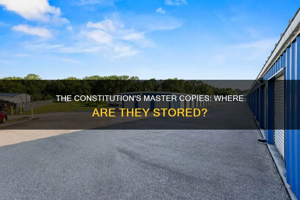 where is the master copies of the constitution stored