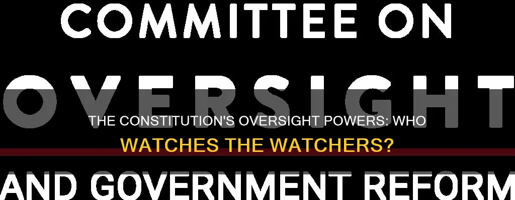 where is the power of oversight in the constitution