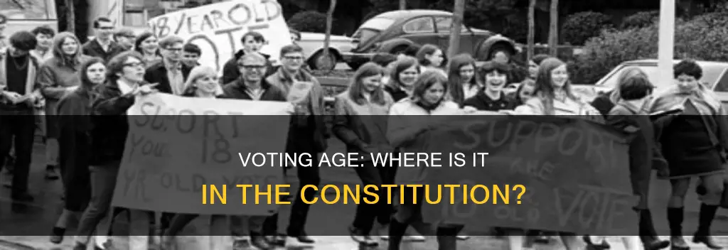 where is the voting age in the constitution
