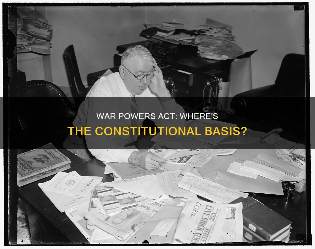 where is the war powers act in the constitution