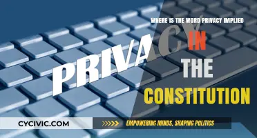The Constitution's Privacy Implication: Where's the Word?