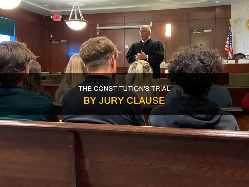 where is trial by jury in the constitution
