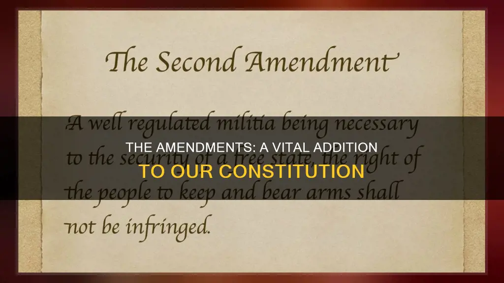 where it was the addition to the constitution