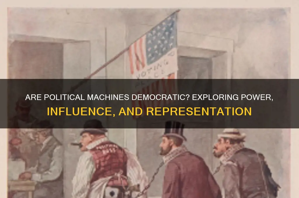 where political machines democratic