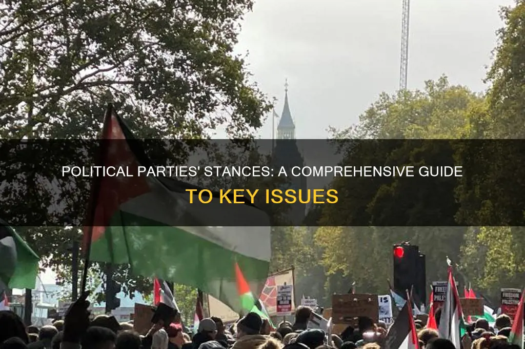 where political parties stand on issues