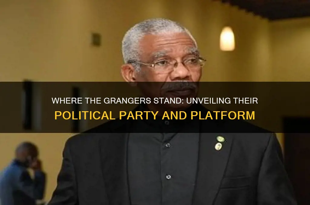 where the grangers a political party