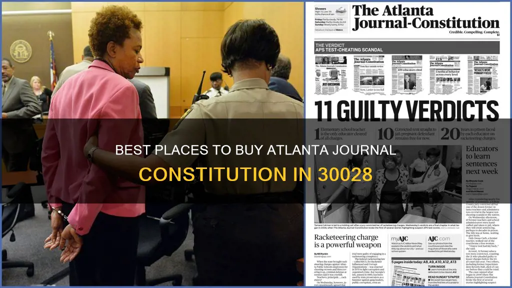 where to buy the atlanta journal constitution 30028