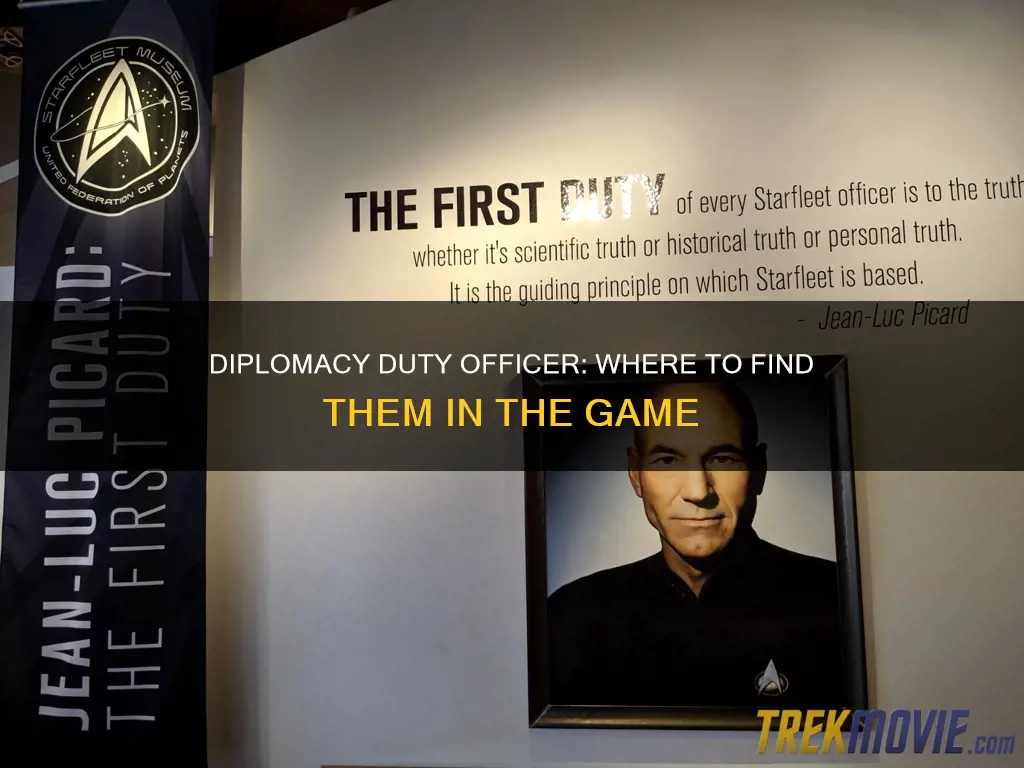 where to find diplomacy duty officer