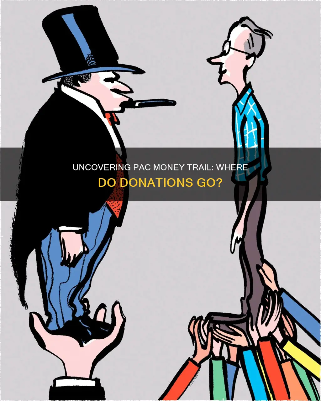 where to find pac donations money