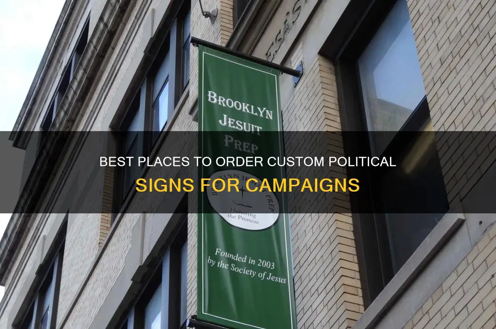 where to order political signs