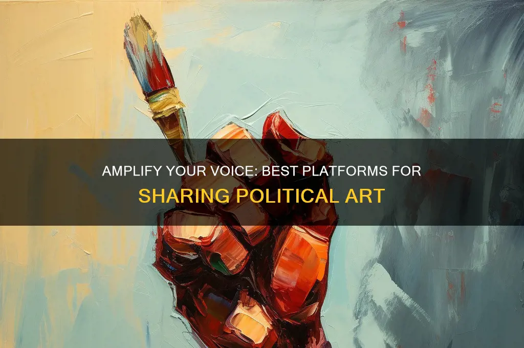 where to post political art