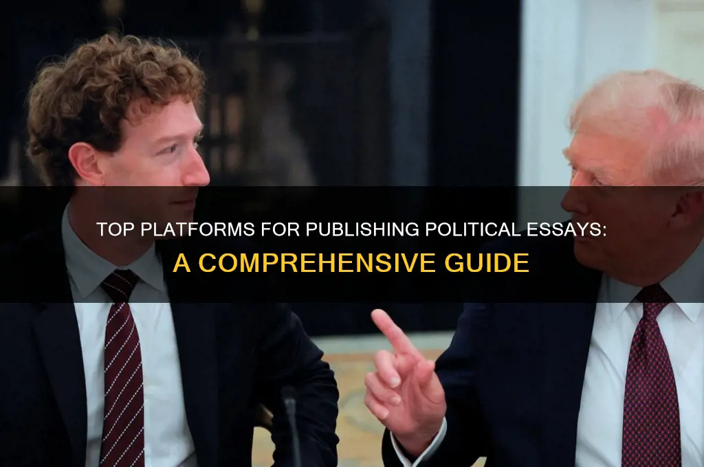 where to publish political essays