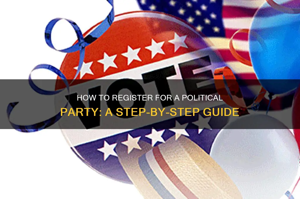 where to register for political party