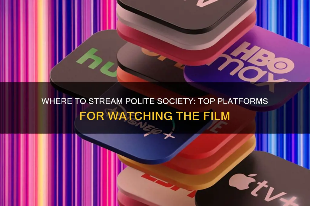 where to stream polite society