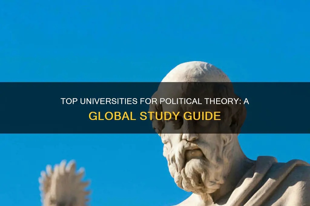 where to study political theory